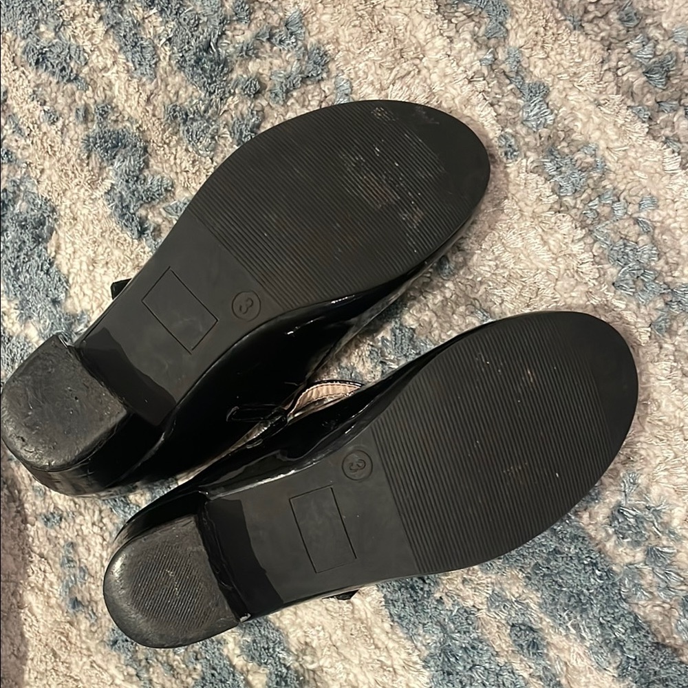 Kids Black Mary Jane/ Character Shoes - Picture 4 of 5